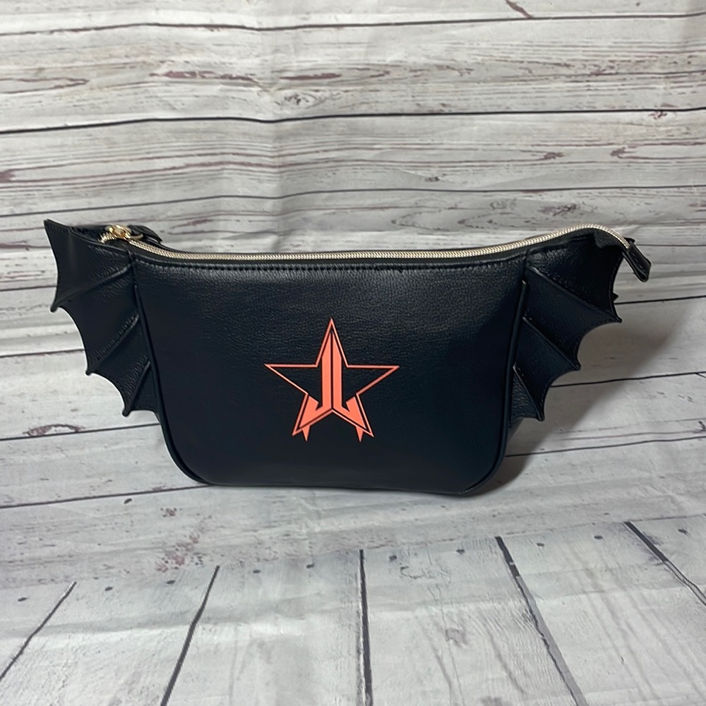 Jeffree Star Black Bat Wing Makeup Bag